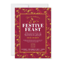 Caridade Banquete de ouro festivo janto de Natal v