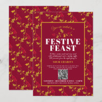 Caridade Banquete de ouro festivo janto de Natal v