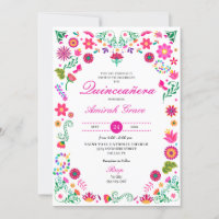 Carimbo de Otomi Mexicano Quinceañera