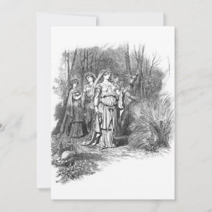 Convite Carl Emil Doepler - Frigg como Ostara