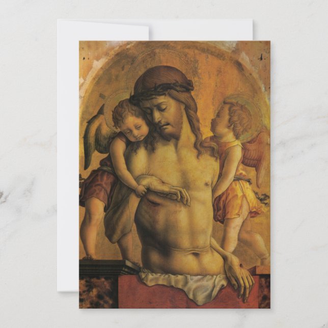 Convite Carlo Crivelli - Pietà (Frente)