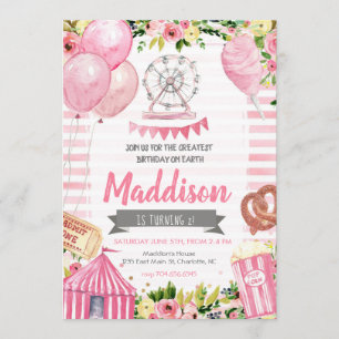 Convite Carnaval Aniversário, Circus Aniversário