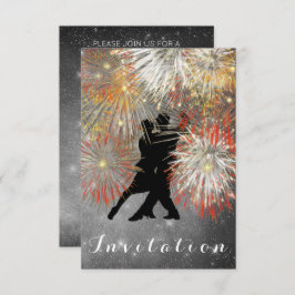 Convite Carnaval de Dança de Bola de Tango Festa