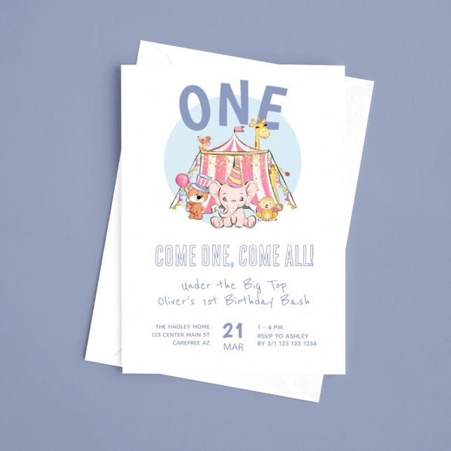 Convite Carnaval - primeiro aniversario Bash (Criador carregado)