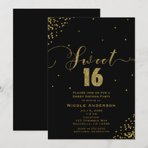 Convite CARNES DE 16 Aniversário Dezesseis Cantos de Confe