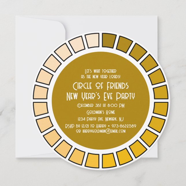 Convite Carregamento de Ano Novo (Frente)