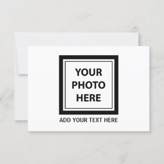 Convite Carregar Foto de Imagem e Adicionar Texto - Person