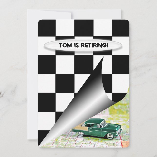 Convite Carro Antigo de Reforma (Frente)