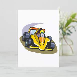 Convite Carro Corrente Fórmula 5