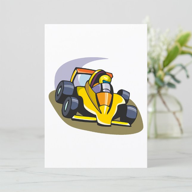 Convite Carro Corrente Fórmula 5 (Criador carregado)