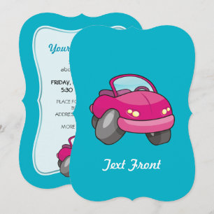 Convite Carro de Cartografia Rosa