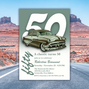 Convite Carro Verde Clássico Completa 50 Anos
