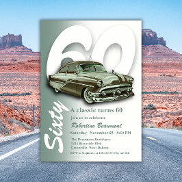 Convite Carro Verde Clássico Completa 60 Anos