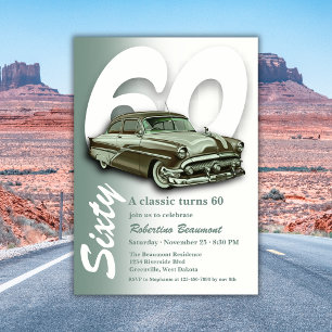 Convite Carro Verde Clássico Completa 60 Anos