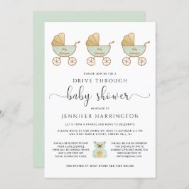 Convite Carruagem traseira da unidade através do Chá de fr