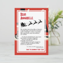 Carta Absurda de Natal ao Papai Noel ao estilo Dad