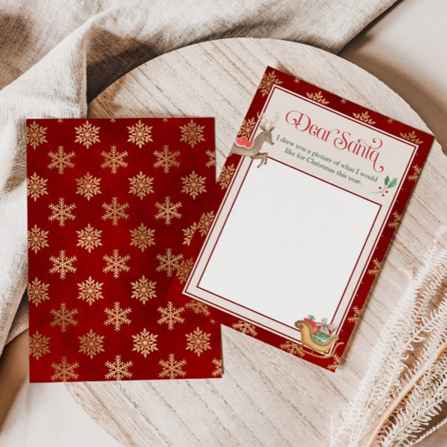 Convite Carta aos Papai noel. Desenhar a modelo de imagem (Criador carregado)