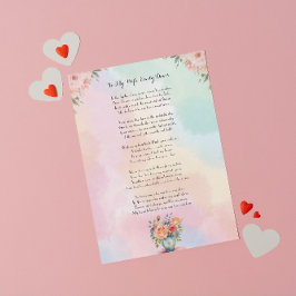 Convite Carta de Amor para Minha Esposa