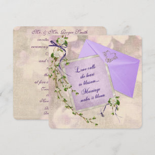 Convite Carta de Casamento