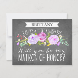 Convite Carta De Honra  Bridesmaid