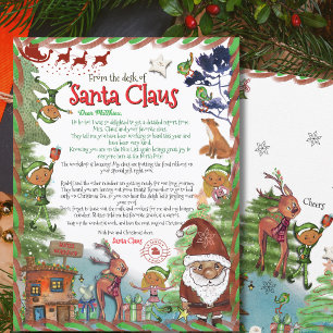 Convite Carta de Natal Ilustrada com Aquarela Premium