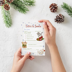 Convite Carta De Natal Para Modelo De Férias De Papai Noel