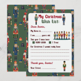 Convite Carta de Natal para Papais noeis - Noz-cracker