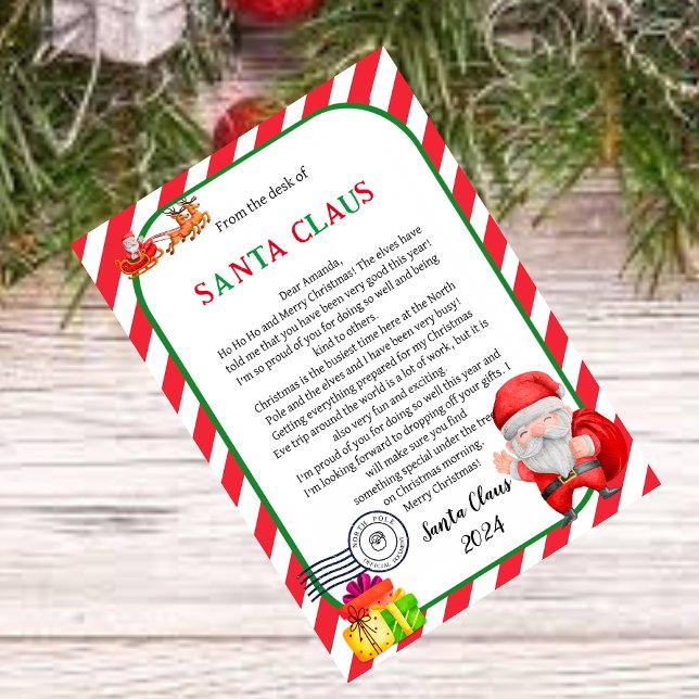 Convite Carta Do Natal (Criador carregado)