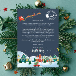Convite Carta Personalizada de Papai Noel