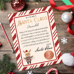 Convite Carta Personalizada de Papai Noel