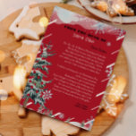 Convite Carta personalizada do Natal do Papai Noel<br><div class="desc">Carta personalizada de Santa Cláusula. Dê ao seu filho,  este ano,  uma carta especial e fofa de Papais noeis. Coleção: https://www.zazzle.com/collections/love_christmas_collection-119212194434211063</div>