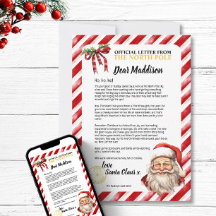 Convite Carta Personalizada Positiva de Papais noeis