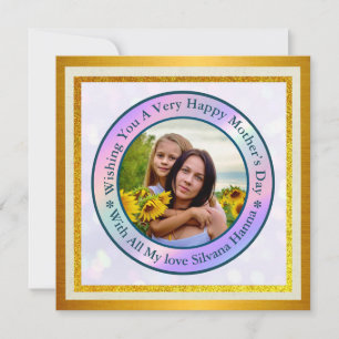 Convite Cartão-postal de Dia de as mães Elegante Moderno