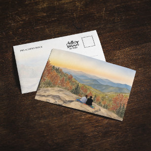 Convite Cartão-postal de Preachers Rock North Georgia