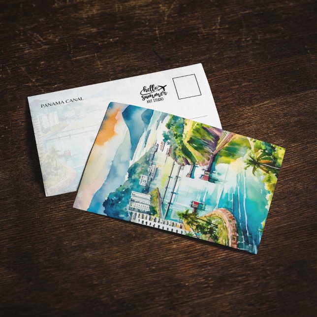 Convite Cartão-postal do Canal do Panamá (Criador carregado)