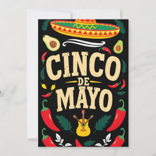 Convite Cartão-postal do Partido Avocado