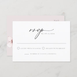 Convite Cartão-postal Elegante Sakura Cherry Blossom - HAR