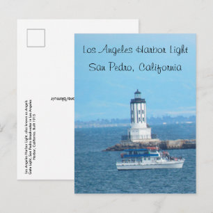 Convite Cartão postal - Farol do Porto de Los Angeles
