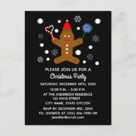 Convite Cartão Postal Homem de Biscoito #2