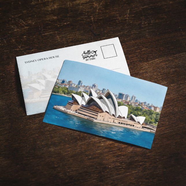 Convite Cartão-postal para a Austrália - Sydney Opera Hous (Criador carregado)