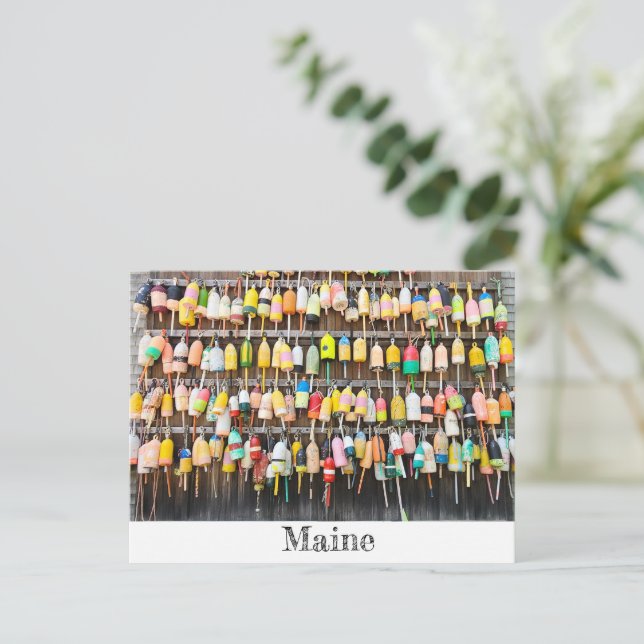 Convite Cartão postal para Potes de lagosta (Em pé/Frente)