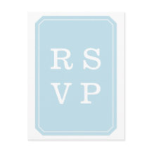 Cartão postal RSVP de Casamento Simplesmente Elega