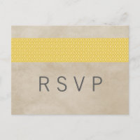 Cartão postal RSVP de Damasco Russo Amarelo