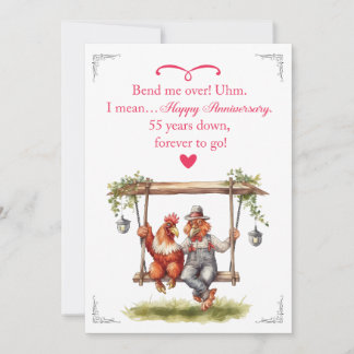 Convite Cartão-presente de 55 anos