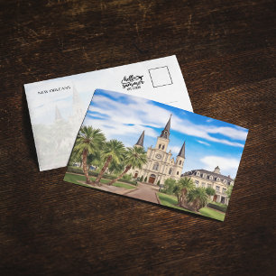 Convite Cartaz da Catedral de Luisiana, Rua Nova Orleans