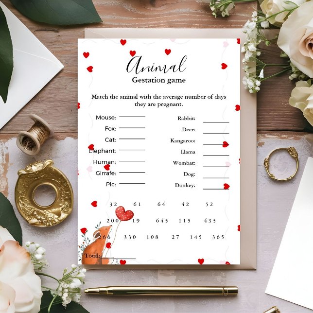 Convite Cartaz de chá de fraldas do jogo de gestação "Hear (Criador carregado)