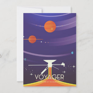 Convite Cartaz de Ciência da Grande Turnê da Voyager