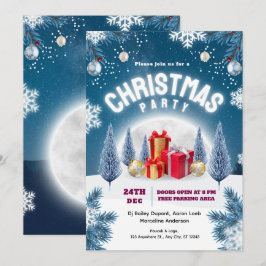 Convite Cartaz de Evento de Festa de Natal