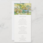 Convite Cartaz de Menu de Casamento de Paisagem de Montanh<br><div class="desc">Para qualquer outra personalização ou qualquer outro item correspondente,  entre em contato comigo em yellowfebstudio@gmail.com</div>