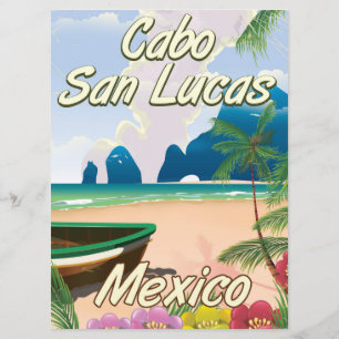 Convite Cartaz de viagem Cabo San Lucas México